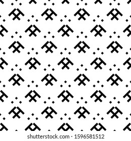 Seamless pattern. Rhombuses, figures ornament. Diamonds, shapes wallpaper. Ethnic motif. Forms, checks background. Tiles, signs backdrop. Textile print, web design, abstract illustration. Vector.