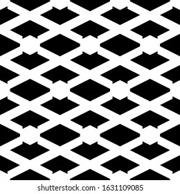 Seamless pattern. Rhombuses, figures ornament. Geometric backdrop. Simple shapes background. Ethnic wallpaper. Polygons motif. Digital paper, textile print, web design, abstract. Vector artwork.