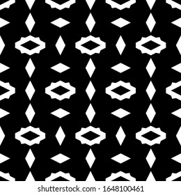 Seamless pattern. Rhombuses, figures ornament. Geometrical backdrop. Digital paper, web designing, textile print. Polygons background. Simple shapes wallpaper. Vector.