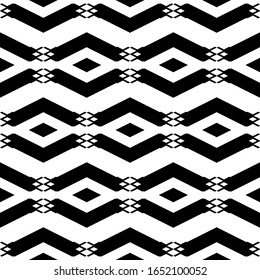 Seamless pattern. Rhombuses, figures ornament. Geometrical backdrop. Diamonds, shapes wallpaper. Digital paper, textile print, web design, abstract. Geometric background. Ethnic motif. Vector artwork.