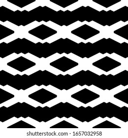 Seamless pattern. Rhombuses, figures ornament. Ethnic motif. Shapes background. Geometric backdrop. Digital paper, textile print, web design, abstract. Diamonds, shapes wallpaper. Vector artwork.