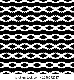 Seamless pattern. Rhombuses, figures ornament. Ethnic motif. Shapes background. Geometric backdrop. Digital paper, textile print, web design, abstract. Diamonds, shapes wallpaper. Vector artwork