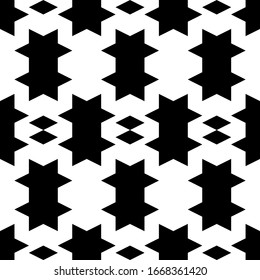 Seamless pattern. Rhombuses, figures ornament. Geometrical backdrop. Simple shapes background. Geometric wallpaper. Polygons motif. Digital paper, textile print, web design, abstract. Vector artwork.