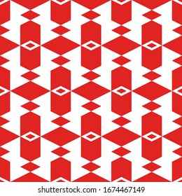 Seamless pattern. Rhombuses, figures ornament. Polygons background. Simple shapes wallpaper. Geometrical backdrop. Digital paper, web designing, textile print, abstract. Vector artwork.