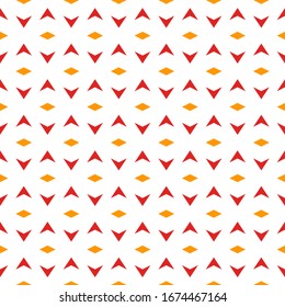 Patrón sin problemas. Rombos, figuras adornos. Fondo geométrico. Fondo de formas simples. Papel tapiz geométrico. Motivo de los polígonos. Papel digital, impresión textil, diseño web, abstracto. Obra de arte de vectores