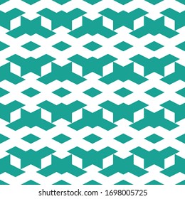 Seamless pattern. Rhombuses, figures ornament. Folk wallpaper. Ethnic motif. Diamonds, shapes background. Geometric backdrop. Digital paper, textile print, web design, abstract.