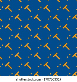Seamless pattern. Rhombuses, figures ornament. Diamonds, shapes wallpaper. Ethnic motif. Forms, checks background. Tiles, signs backdrop. Textile print, web design, abstract illustration. Vector.
