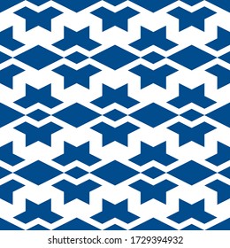 Seamless pattern. Rhombuses, figures ornament. Geometrical backdrop. Simple shapes background. Geometric wallpaper. Polygons motif. Digital paper, textile print, web design, abstract. Vector artwork.