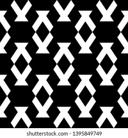 Seamless pattern. Rhombuses, figures ornament.Geometric background. Polygons wallpaper. Diamonds, shapes backdrop. Ethnic motif. Digital paper, textile print, abstract. Vector.