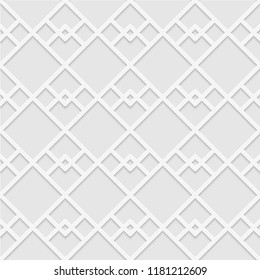 Seamless pattern of rhombuses. Geometric background. Unusual lattice. Vector illustration. Good quality. Good design.