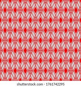 Seamless pattern of rhombuses. Geometric background.