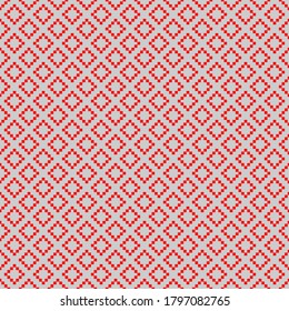 Seamless pattern of rhombuses. Geometric background. Vector illustration. Good quality. Good design.