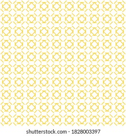 Seamless pattern of rhombuses. Geometric orange background.