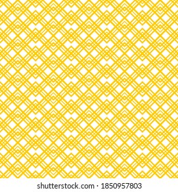 Seamless pattern of rhombuses. Geometric orange background.