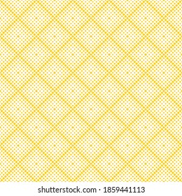 Seamless pattern of rhombuses. Geometric orange background.