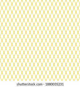 Seamless pattern of rhombuses. Geometric orange background.