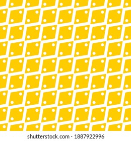 Seamless pattern of rhombuses. Geometric orange background.