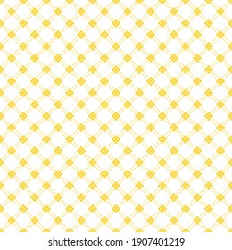 Seamless pattern of rhombuses. Geometric orange background.
