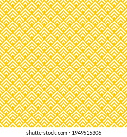 Seamless pattern of rhombuses. Geometric orange background.