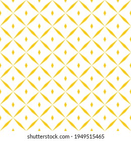 Seamless pattern of rhombuses. Geometric orange background.