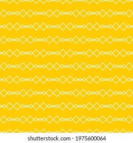 Seamless pattern of rhombuses. Geometric orange background. 
