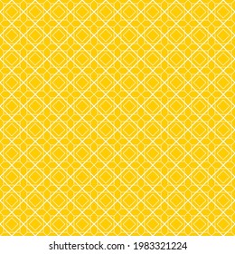 Seamless pattern of rhombuses. Geometric orange background.
