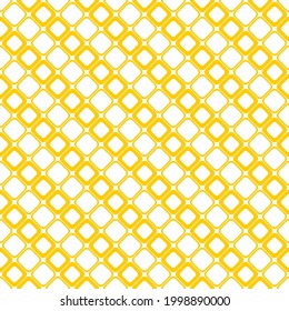 Seamless pattern of rhombuses. Geometric orange background.