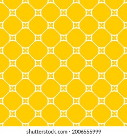 Seamless pattern of rhombuses. Geometric orange background. Unusual lattice.