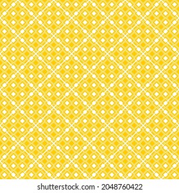 Seamless pattern of rhombuses. Geometric orange background.