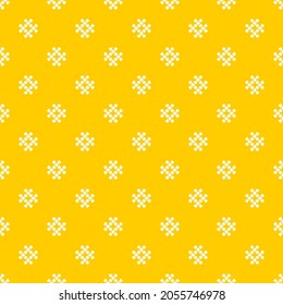 Seamless pattern of rhombuses. Geometric orange background.