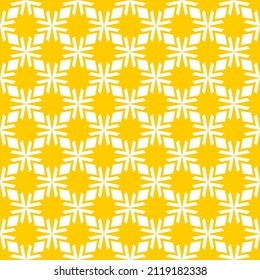 Seamless pattern of rhombuses. Geometric orange background.