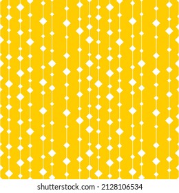 Seamless pattern of rhombuses. Geometric orange background.