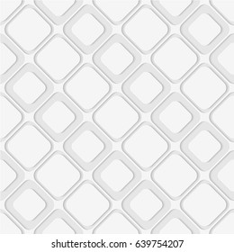 Seamless pattern of rhombuses. Geometric wallpaper. Unusual lattice. Soft background. Vector illustration. Good quality. Good design.