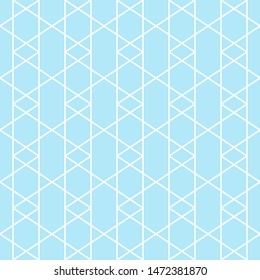 Seamless pattern of rhombuses and lines. Geometric background. Vector illustration. Good design.