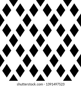 Seamless pattern. Rhombuses ornament. Diamonds backdrop. Lozenges wallpaper. Ethnic motif. Geometric background. Digital paper, textile print, web design, abstract. Vector.