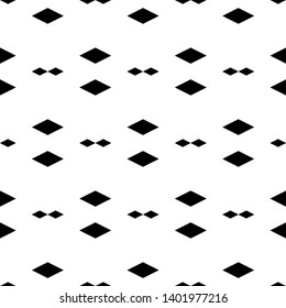 Seamless pattern. Rhombuses ornament. Diamonds backdrop. Lozenges wallpaper. Ethnic motif. Geometric background. Digital paper, textile print, web design, abstract. Vector.
