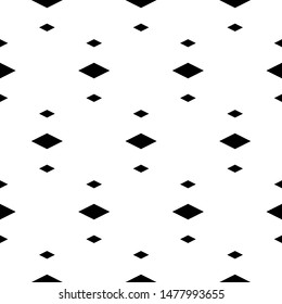 Seamless pattern. Rhombuses ornament. Diamonds backdrop. Lozenges wallpaper. Ethnic motif. Geometric background. Polygons image. Digital paper, textile print, web design, abstract. Vector artwork.