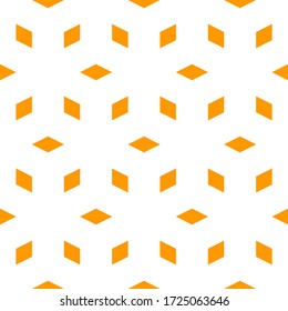 Seamless pattern. Rhombuses ornament. Diamonds backdrop. Lozenges wallpaper. Ethnic motif. Geometric background. Digital paper, textile print, web design, abstract. Vector.