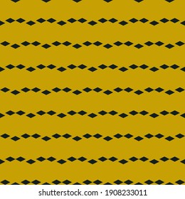 Seamless pattern. Rhombuses ornament. Diamonds backdrop. Lozenges wallpaper. Ethnic motif. Geometric background. Digital paper, textile print, web design, abstract. Vector