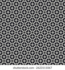 Seamless pattern. Rhombuses ornament. Diamonds backdrop. Tiles wallpaper. Ethnic motif. Geometric background. Digital paper. Geometrical textile print. Abstract web design. Vector artwork.