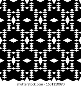 Seamless pattern. Rhombuses ornament. Geometric background.Diamonds backdrop.Lozenges wallpaper. Ethnic motif. Digital paper, textile print, web design, abstract.