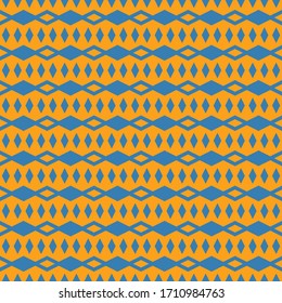 Seamless pattern. Rhombuses ornament.Digital paper, textile print, web design, abstract. Diamonds backdrop. Lozenges wallpaper. Ethnic motif. Geometric background. Vector.