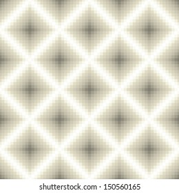 Seamless pattern with rhombuses. Soft geometric texture. Trendy background