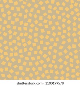 Seamless pattern with rhombuses and squares. Forms printed in ink. Hand drawn.