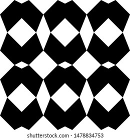 Seamless pattern. Rhombuses, squares ornament. Figures background. Geometrical backdrop. Ethnic motif. Simple shapes wallpaper. Digital paper, web designing, textile print, abstract. Vector artwork.