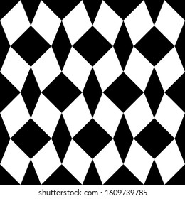 Seamless pattern. Rhombuses, squares ornament. Figures background. Simple shapes wallpaper. Geometrical backdrop. Ethnic motif. Digital paper, web designing, textile print, abstract. Vector artwork.