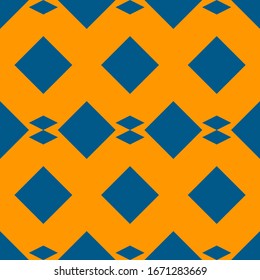 Seamless pattern. Rhombuses, squares ornament. Figures background. Simple shapes wallpaper. Geometrical backdrop. Ethnic motif. Digital paper, web designing, textile print, abstract. Vector artwork.