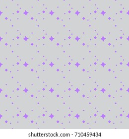 Seamless pattern with rhombuses and stars.