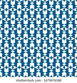 Seamless pattern. Rhombuses, stars, figures ornament. Polygons background. Simple shapes wallpaper. Geometrical backdrop. Digital paper, web designing, textile print, abstract. Vector artwork.