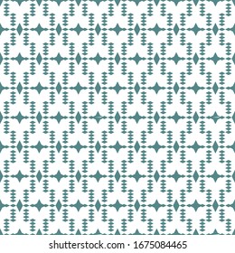 Seamless pattern. Rhombuses, stars ornament. Geometrical backdrop. Digital paper, web designing, textile print. Simple shapes wallpaper. Ethnic background. Vector